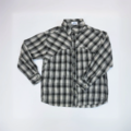 仿舊抽鬚格紋襯衫_2