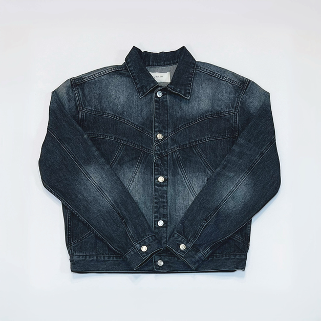 合身水洗牛仔外套