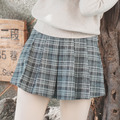 格紋百褶裙（2色）_1