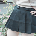 假口袋百褶裙（2色）