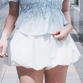 素色泡泡短褲（3色）_2