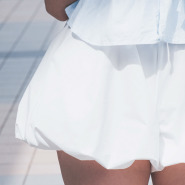 素色泡泡短褲（3色）