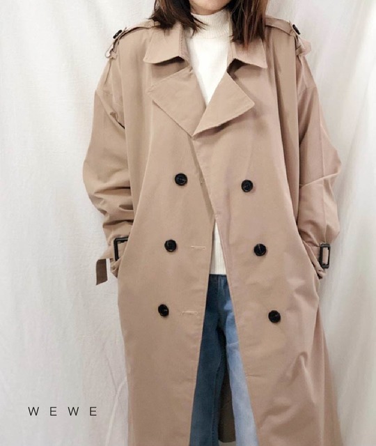 雙排釦風衣