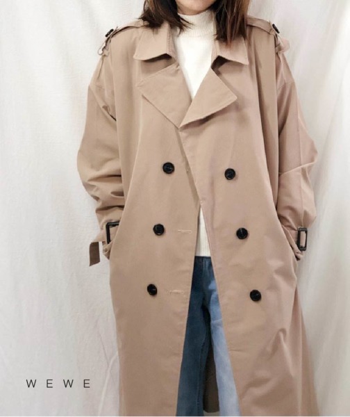 雙排釦風衣