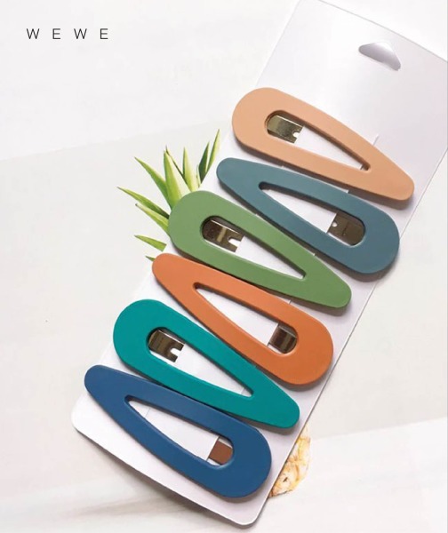 韓版霧面深色大髮夾