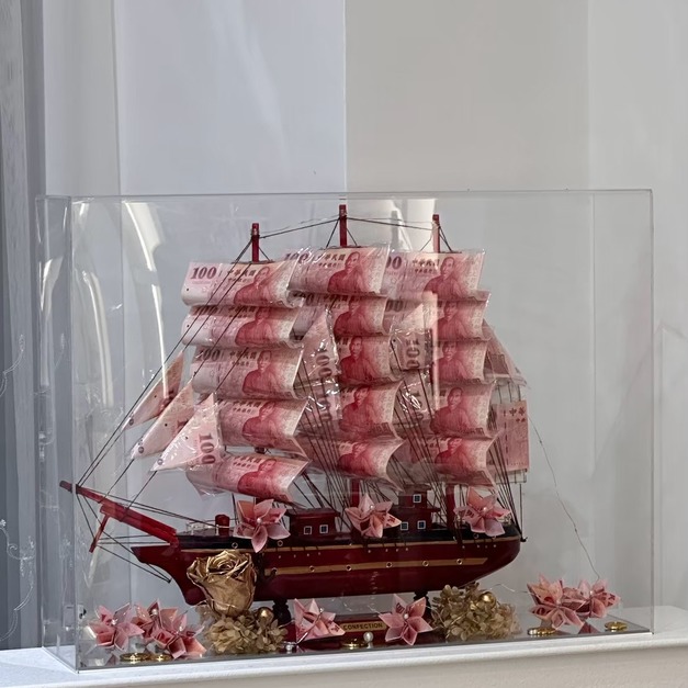 一帆風順大船入港招財船<含3500現金>