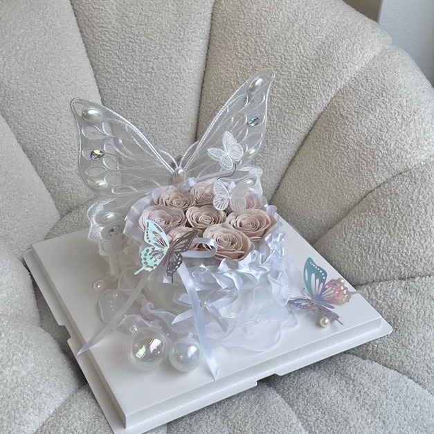 蝴蝶香氛花禮
