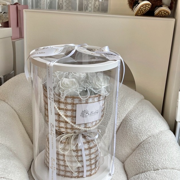 五朵永生小香花束