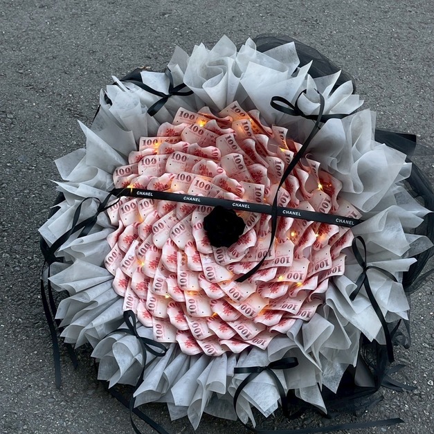 52張大單朵錢錢花束<含5200現金>