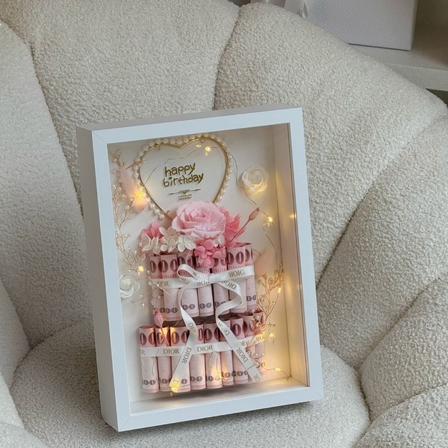 錢錢相框蛋糕<含1600現金>