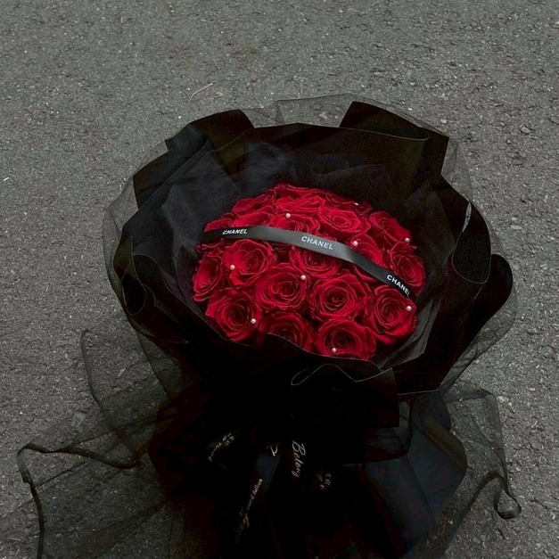 20朵玫瑰珍珠永生花束