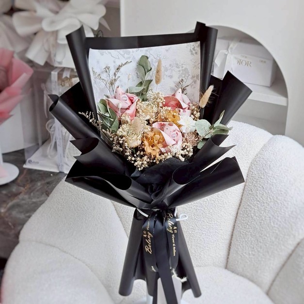 三朵錢錢花束<含900現金>