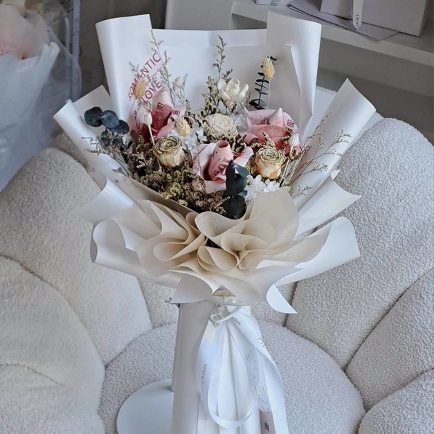 三朵錢錢花束<含900現金>