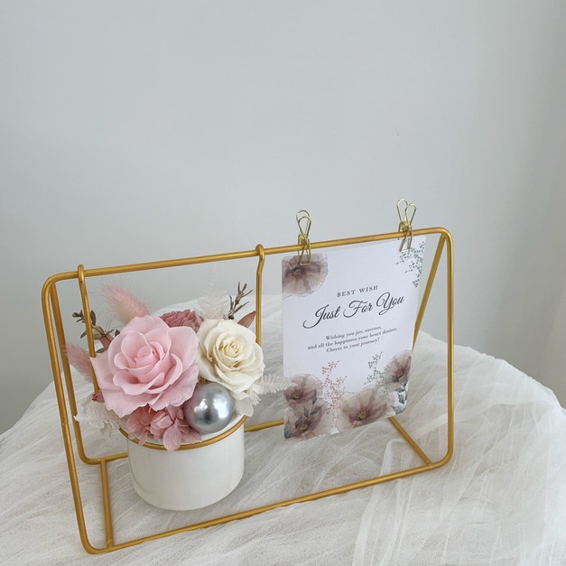 鞦韆永生花禮<可代寫賀卡>