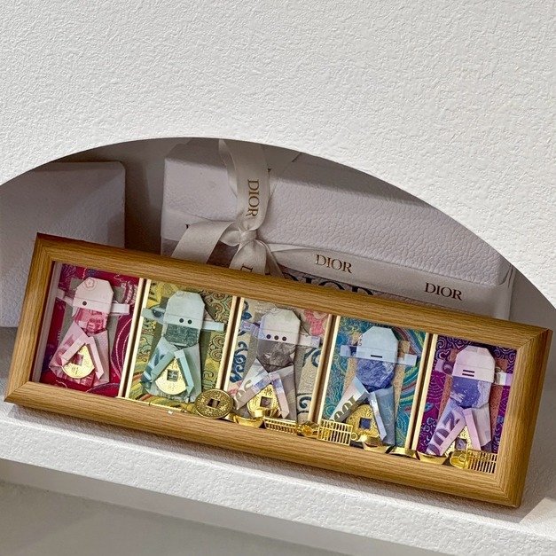 五路財神聚寶框<含3800現金>