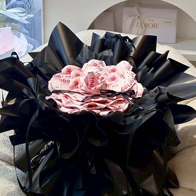 30張錢錢大單朵花束<含3000現金>