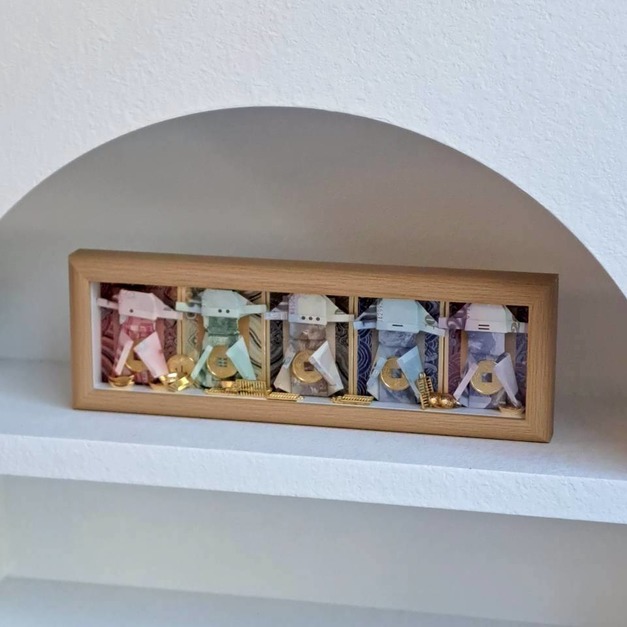 五路財神聚寶框<含3800現金>