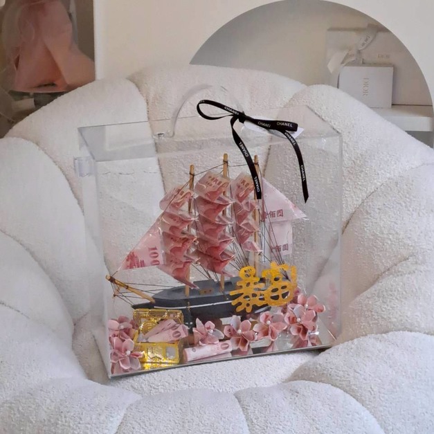 一帆風順招財船-寶箱款<含3000現金>