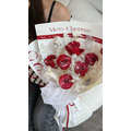 聖誕節ღ芭蕾聖誕玫瑰花束_3