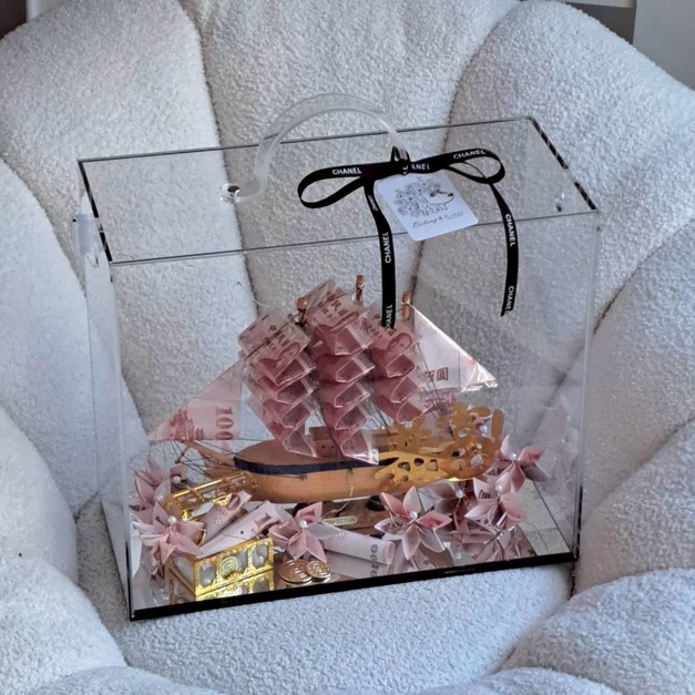 一帆風順招財船-寶箱款<含3000現金>