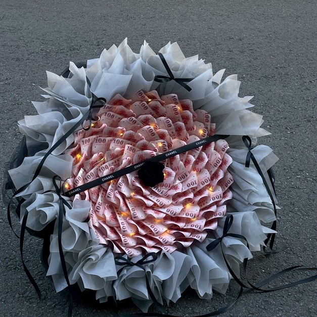 52張大單朵錢錢花束<含5200現金>