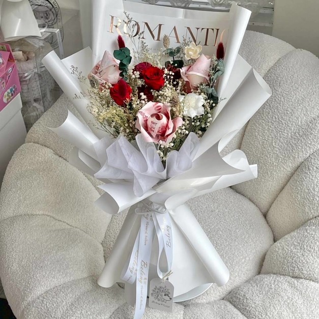 三朵錢錢花束<含900現金>