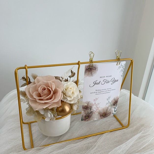 鞦韆永生花禮<可代寫賀卡>