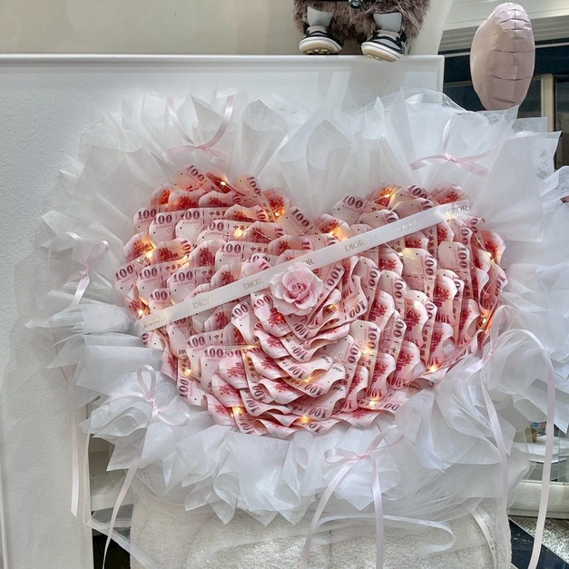 52張大單朵錢錢花束<含5200現金>