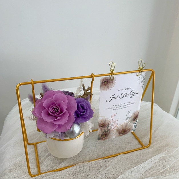 鞦韆永生花禮<可代寫賀卡>