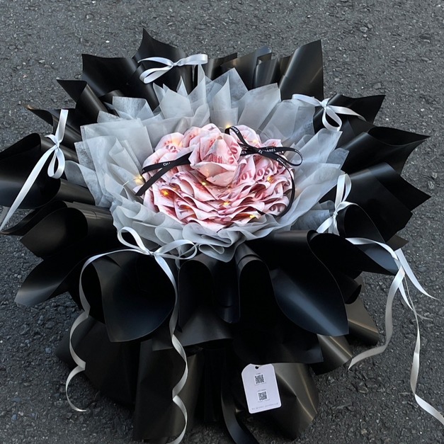 30張錢錢大單朵花束<含3000現金>