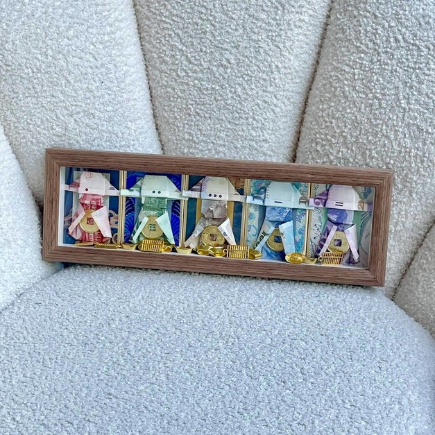 五路財神聚寶框<含3800現金>