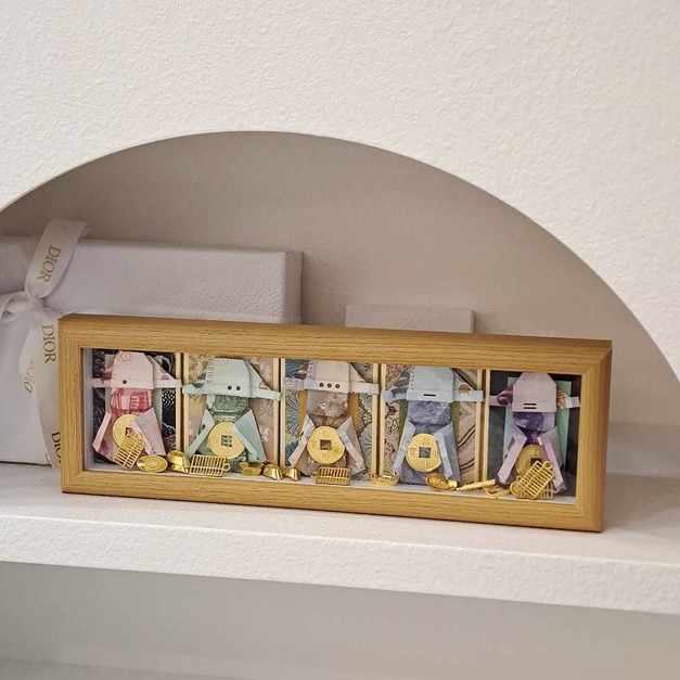 五路財神聚寶框<含3800現金>