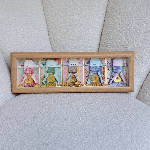 五路財神聚寶框<含3800現金>