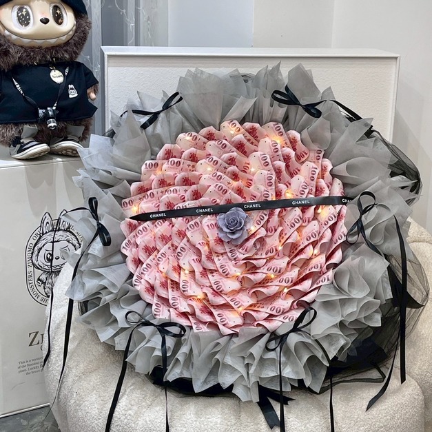 52張大單朵錢錢花束<含5200現金>