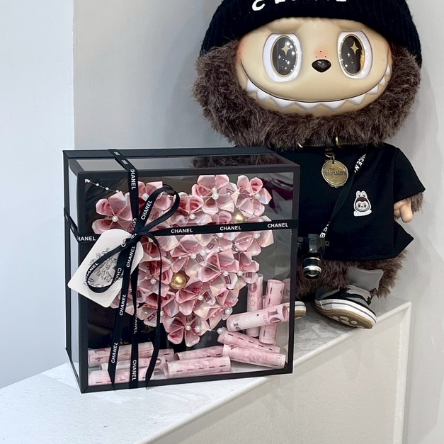 【潭子現貨】愛心錢錢花盒-小款<含3000現金>