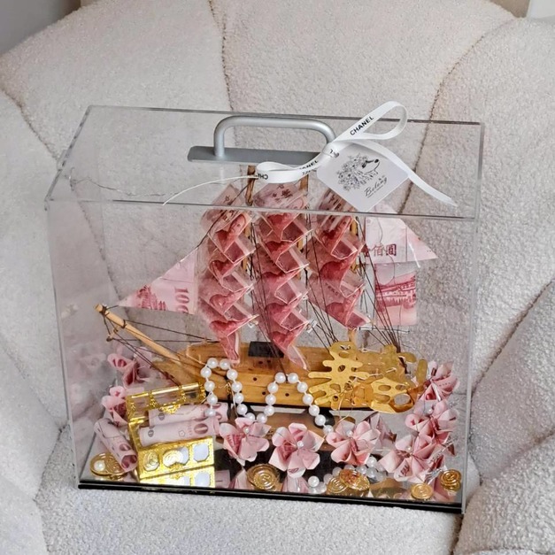 【三民現貨】一帆風順招財船-寶箱款<含3000現金>