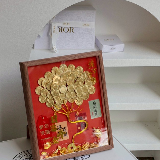 鈔票花禮ღ金燦滿盈開運樹