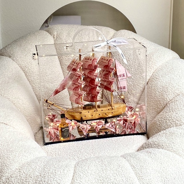 【潭子現貨】一帆風順招財船<含3000現金>