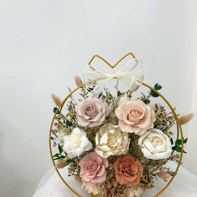 【三民現貨】金屬圓形花禮