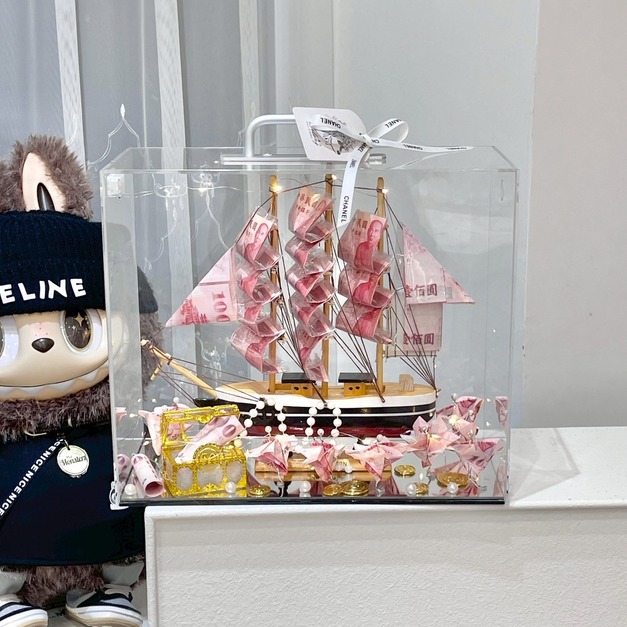 【潭子現貨】一帆風順招財船<含3000現金>