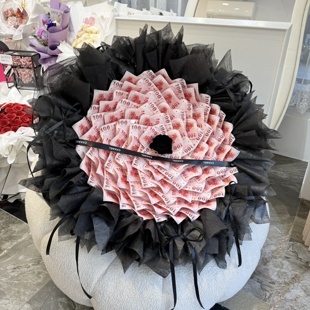【三民現貨】52張大單朵錢錢花束<含5200現金>