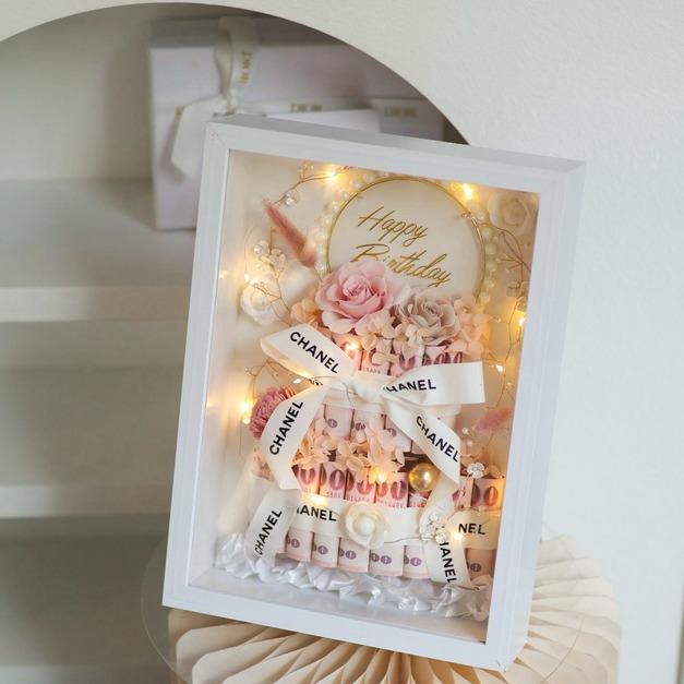 【三民現貨】錢錢相框蛋糕