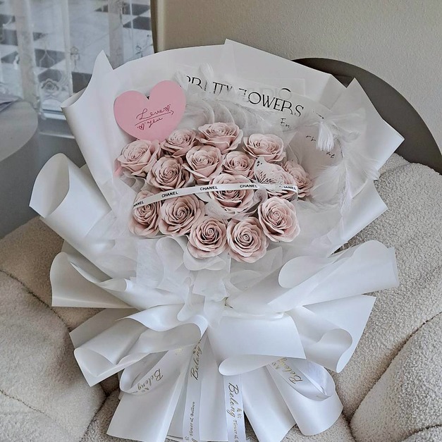 【潭子現貨】15朵香氛花束