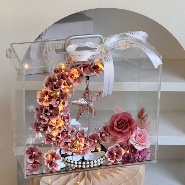 【北屯現貨】月下花語鈔票花禮<含3000現金>