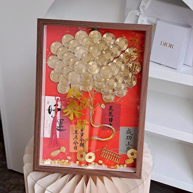 【潭子現貨】金燦滿盈開運樹-大 <含2500現金>