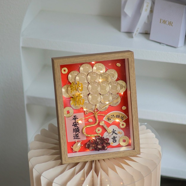 鈔票花禮♡金燦滿盈開運樹-小