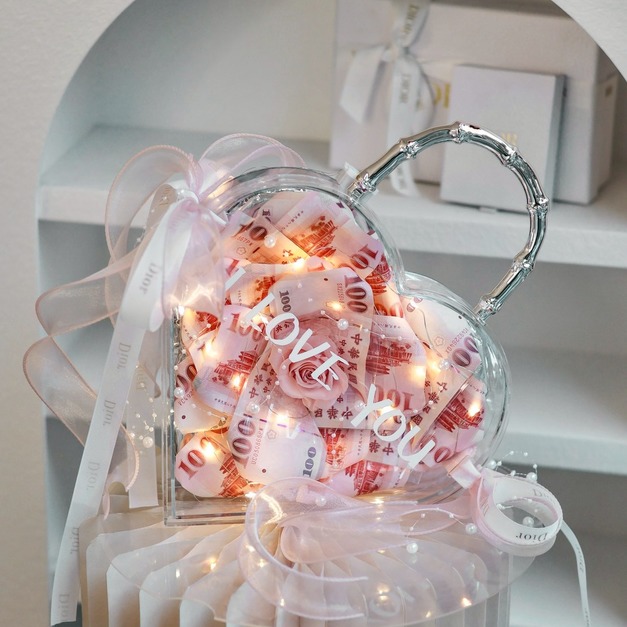 【三民現貨】香榭手提花盒<含1000現金>