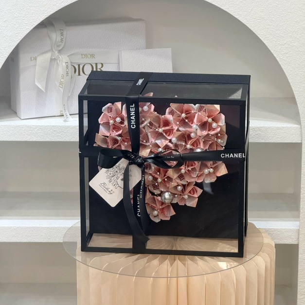 【潭子現貨】愛心錢錢花盒-小款<含1800現金>