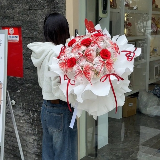 【北屯現貨】蝴蝶領結鈔票花束<含2000現金>