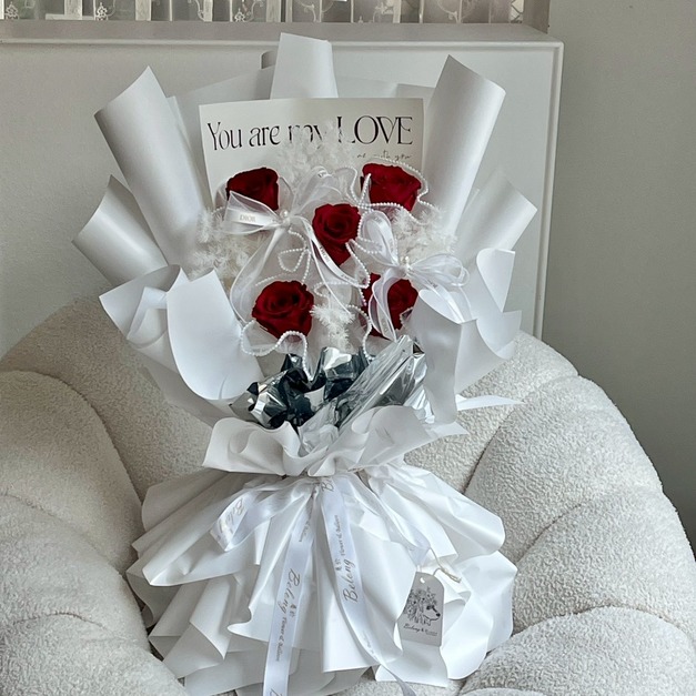 【北屯現貨】摯愛永生玫瑰花束